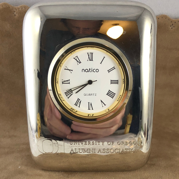 GO DUCKS University of Oregon Alumni Desk Clock